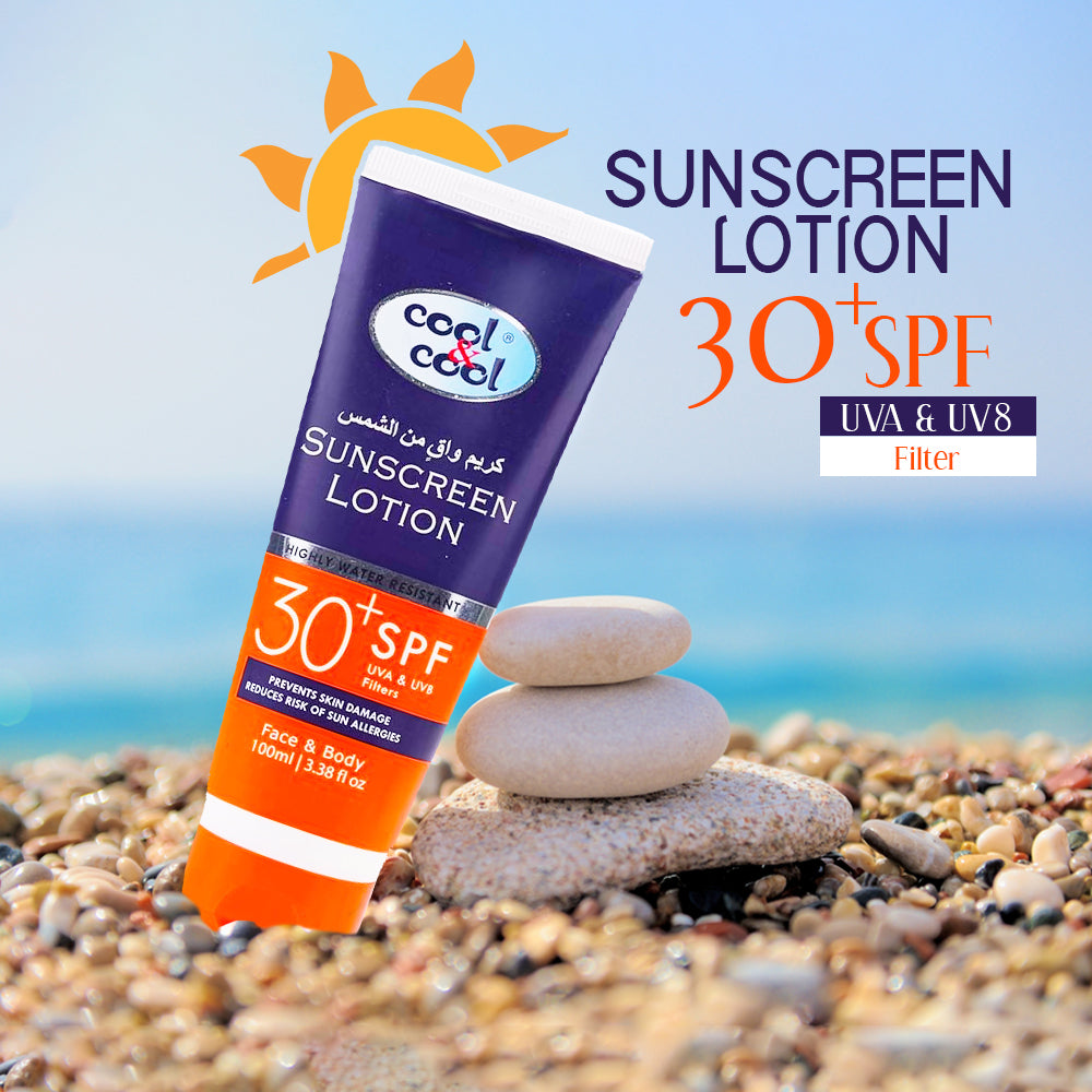 C&C Sunscreen Lotion SPF 30+ (100ml)
